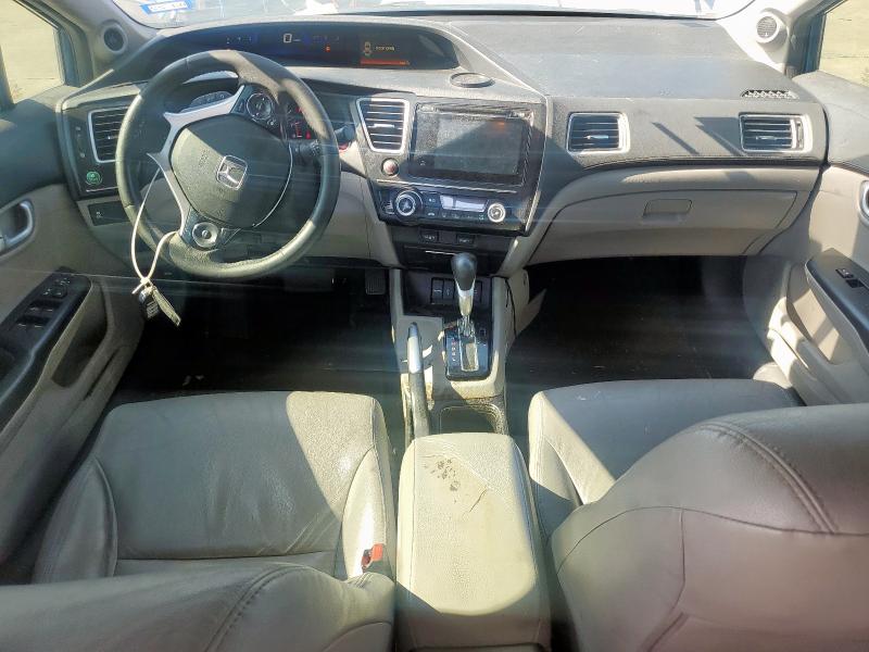 19XFB2F98FE003587 - 2015 HONDA CIVIC EXL BLUE photo 8