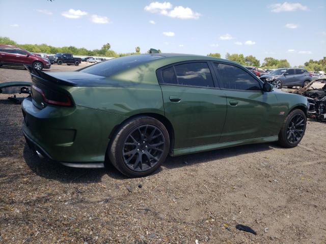 2C3CDXGJ8KH742321 - 2019 DODGE CHARGER SCAT PACK GREEN photo 3