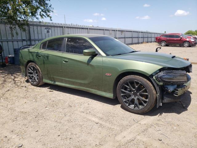 2C3CDXGJ8KH742321 - 2019 DODGE CHARGER SCAT PACK GREEN photo 4