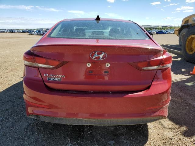 KMHD84LF5HU322828 - 2017 HYUNDAI ELANTRA SE RED photo 6