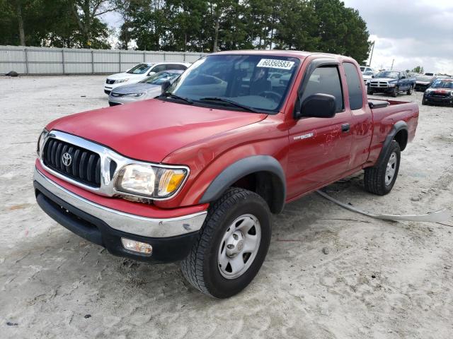 5TESN92N02Z108788 - 2002 TOYOTA TACOMA XTRACAB PRERUNNER წითელი ფოტო 1