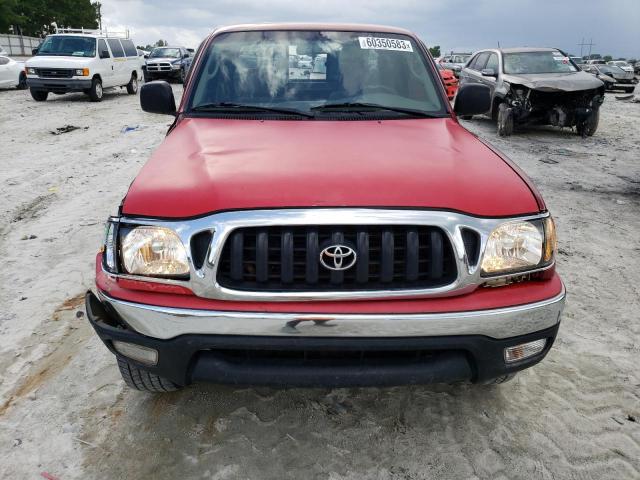 5TESN92N02Z108788 - 2002 TOYOTA TACOMA XTRACAB PRERUNNER წითელი ფოტო 5