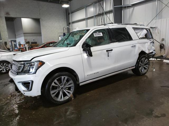1FMJK1MT0MEA33934 - 2021 FORD EXPEDITION MAX PLATINUM WHITE photo 1