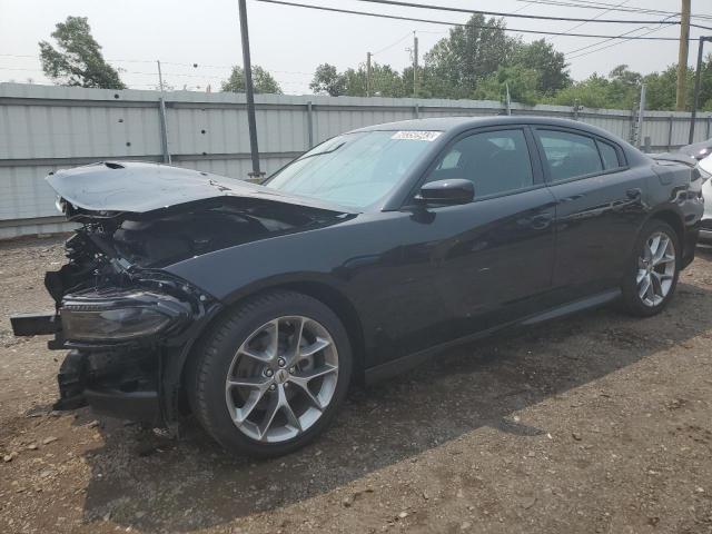 2C3CDXHG3NH250268 - 2022 DODGE CHARGER GT BLACK photo 1