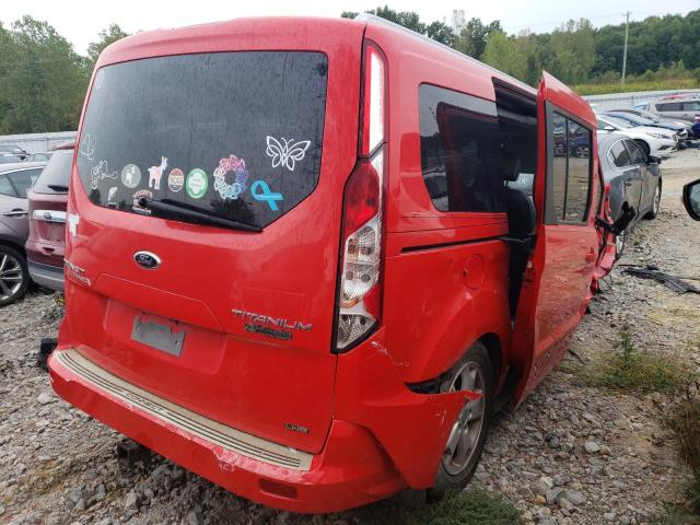 NM0GE9G73E1150934 - 2014 FORD TRANSIT CO TITANIUM RED photo 3