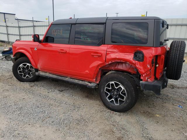 1FMDE5DH0NLB65757 - 2022 FORD BRONCO BASE RED photo 2