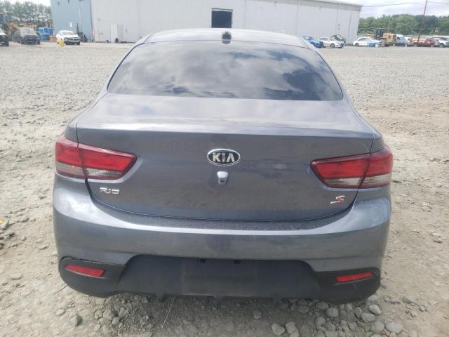 3KPA24AB2KE171557 - 2019 KIA RIO S GRAY photo 6