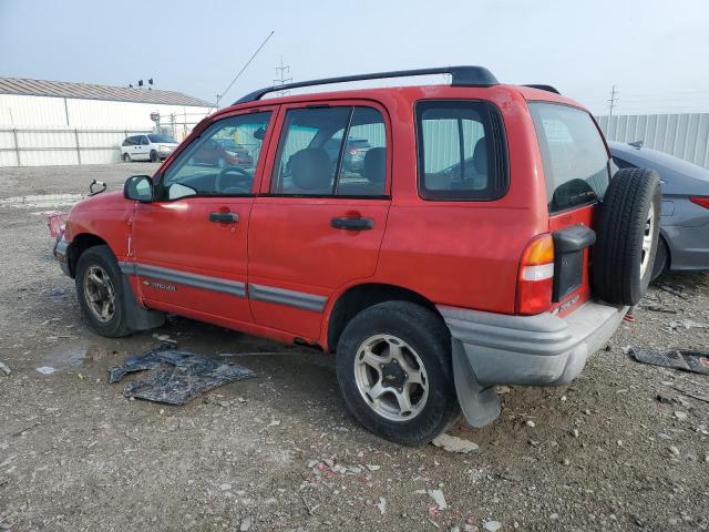 2CNBJ13C416901670 - 2001 CHEVROLET TRACKER RED photo 2