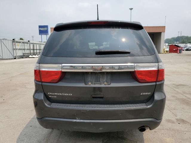 1D4RE4GG7BC734240 - 2011 DODGE DURANGO CREW GRAY photo 6