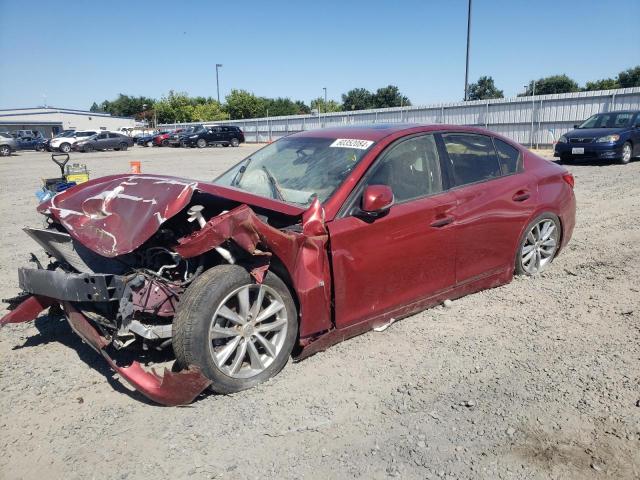 JN1BV7AP7FM333234 - 2015 INFINITI Q50 BASE RED photo 1