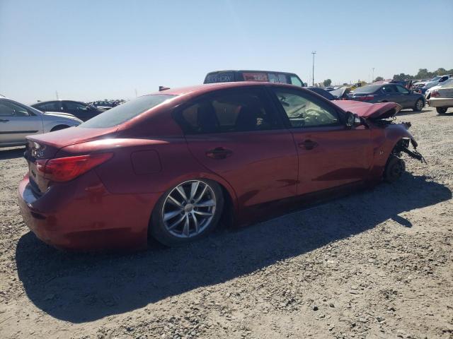 JN1BV7AP7FM333234 - 2015 INFINITI Q50 BASE RED photo 3