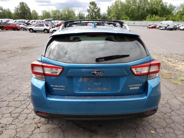 4S3GTAU69H3743678 - 2017 SUBARU IMPREZA LIMITED BLUE photo 6