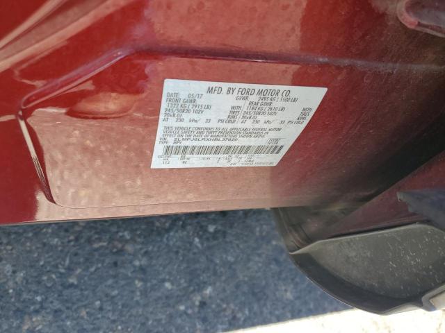 2LMPJ6LRXHBL37620 - 2017 LINCOLN MKX RESERVE أحمر صورة 12