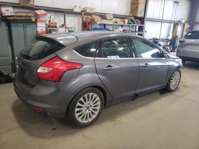 1FAHP3N2XCL143797 - 2012 FORD FOCUS TITANIUM GRAY photo 3