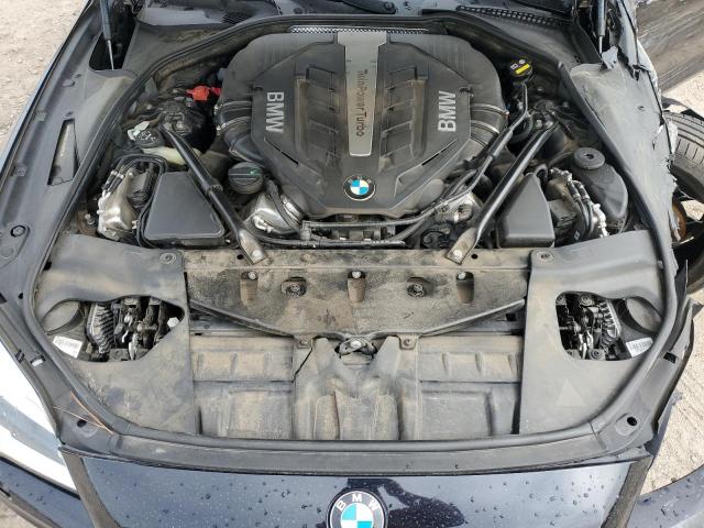 WBA6D6C56JG388902 - 2018 BMW 650 XI GRAN COUPE BLACK photo 11