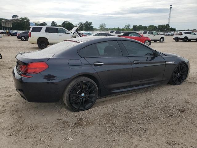 WBA6D6C56JG388902 - 2018 BMW 650 XI GRAN COUPE BLACK photo 3