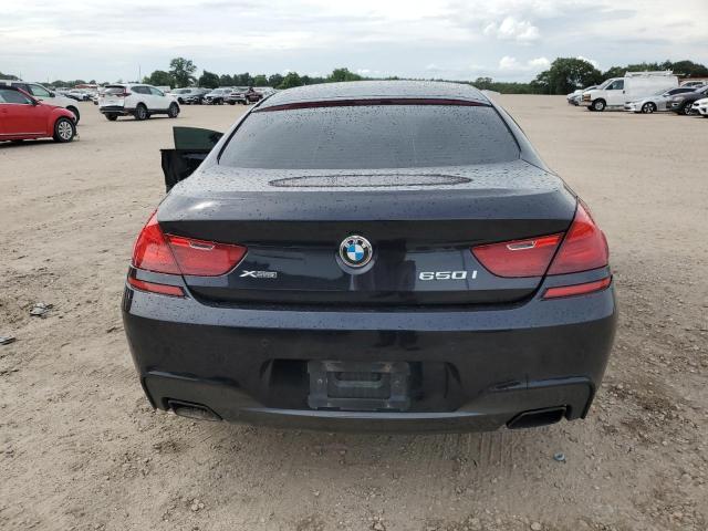 WBA6D6C56JG388902 - 2018 BMW 650 XI GRAN COUPE BLACK photo 6