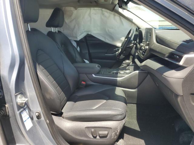 5TDHZRBHXMS145095 - 2021 TOYOTA HIGHLANDER XLE SILVER photo 7