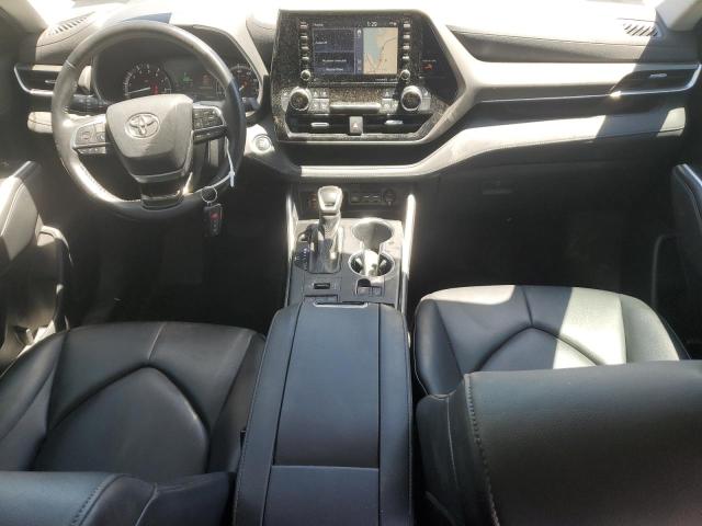 5TDHZRBHXMS145095 - 2021 TOYOTA HIGHLANDER XLE SILVER photo 8