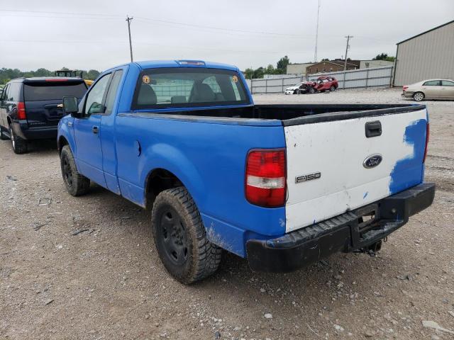 1FTRF12225NB06776 - 2005 FORD F150 BLUE photo 2