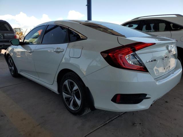 19XFC2F66KE044300 - 2019 HONDA CIVIC LX WHITE photo 2