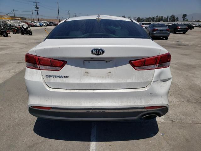 5XXGT4L32HG129032 - 2017 KIA OPTIMA LX WHITE photo 6