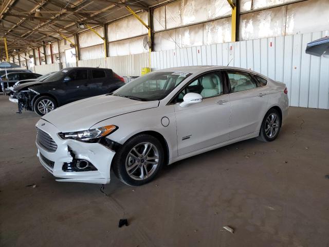 3FA6P0SU6GR115529 - 2016 FORD FUSION TITANIUM PHEV WHITE photo 1