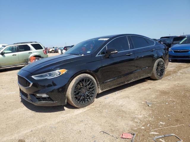 3FA6P0VP5HR240769 - 2017 FORD FUSION SPORT BLACK photo 1