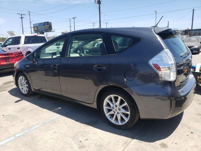 JTDZN3EU5D3225783 - 2013 TOYOTA PRIUS V GRAY photo 2