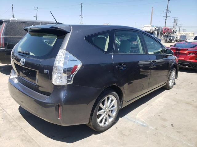 JTDZN3EU5D3225783 - 2013 TOYOTA PRIUS V GRAY photo 3