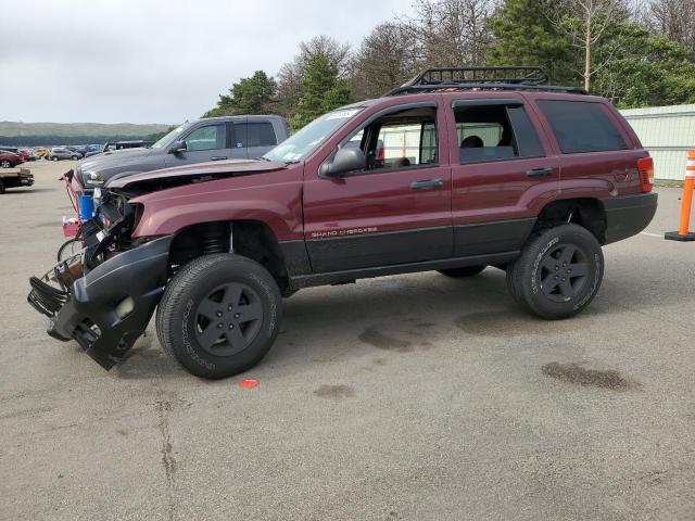 1J4GW48S8YC366383 - 2000 JEEP GRAND CHER LAREDO BURGUNDY photo 1