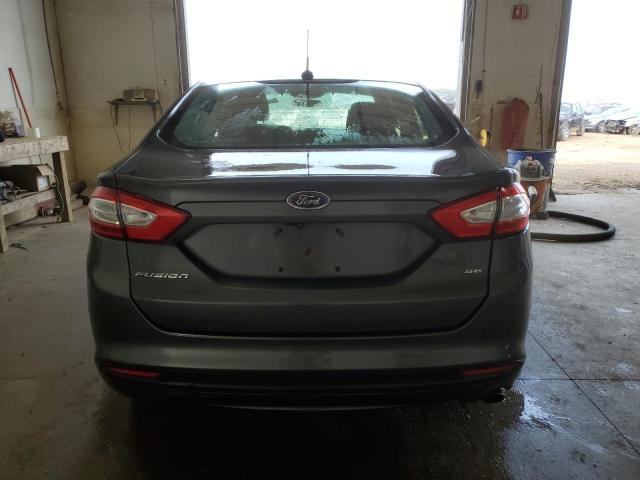 3FA6P0H70GR161505 - 2016 FORD FUSION SE GRAY photo 6