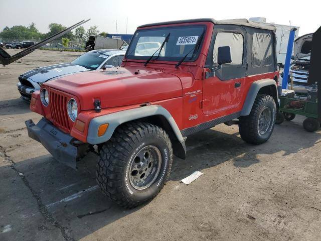 1J4FY19S9VP423424 - 1997 JEEP WRANGLER / SPORT RED photo 1