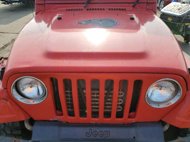 1J4FY19S9VP423424 - 1997 JEEP WRANGLER / SPORT RED photo 11