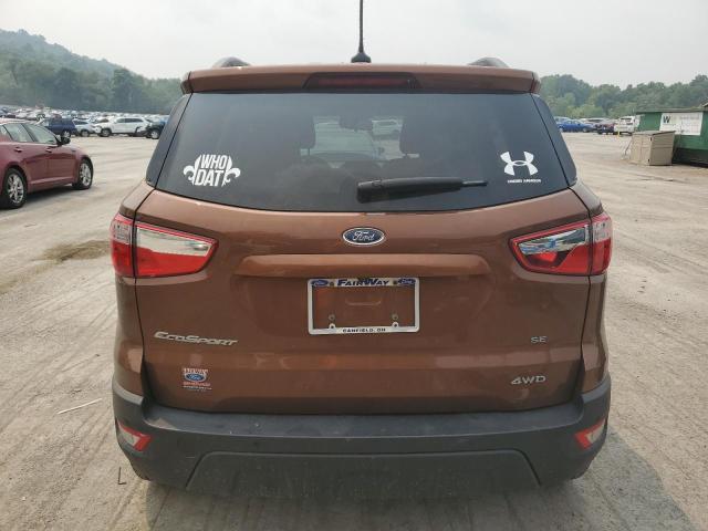 MAJ6S3GL7KC266919 - 2019 FORD ECOSPORT SE ORANGE photo 6