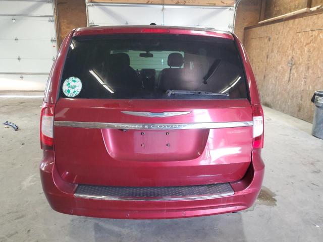 2C4RC1CG9CR252269 - 2012 CHRYSLER TOWN & COU TOURING L BURGUNDY photo 6