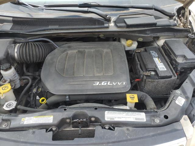 2C4RC1CG9CR393228 - 2012 CHRYSLER TOWN & COU TOURING L SILVER photo 12