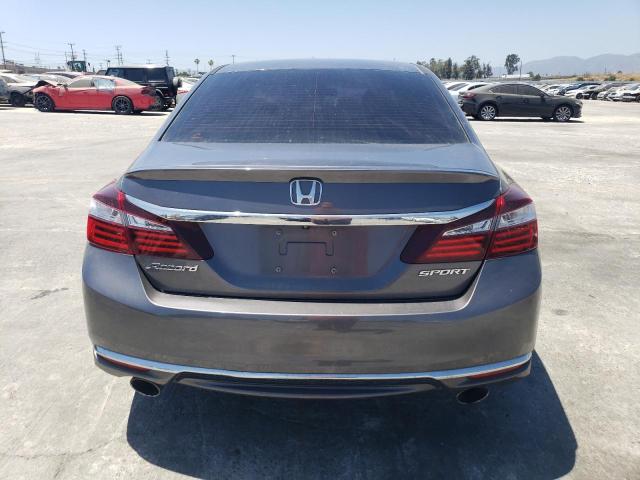 1HGCR2F56HA274912 - 2017 HONDA ACCORD SPORT GRAY photo 6