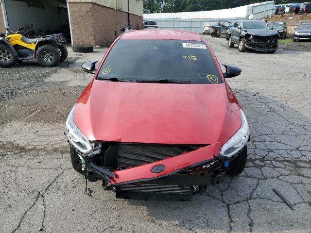 3KPF44AC2ME372158 - 2021 KIA FORTE GT RED photo 5