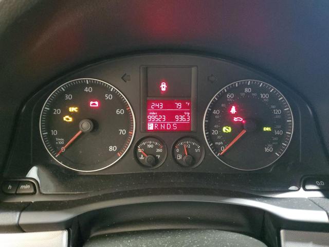 3VWEF71K47M083739 - 2007 VOLKSWAGEN JETTA WOLFSBURG 银色 照片 9