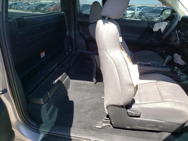 5TFRX5GN3JX126556 - 2018 TOYOTA TACOMA ACCESS CAB ვერცხლისფერი ფოტო 10