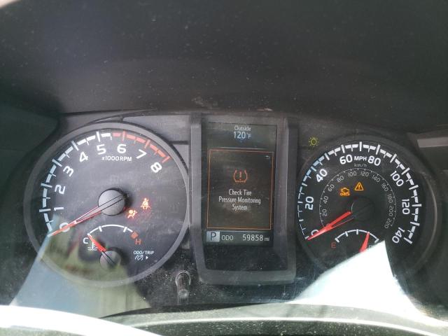 5TFRX5GN3JX126556 - 2018 TOYOTA TACOMA ACCESS CAB ვერცხლისფერი ფოტო 9