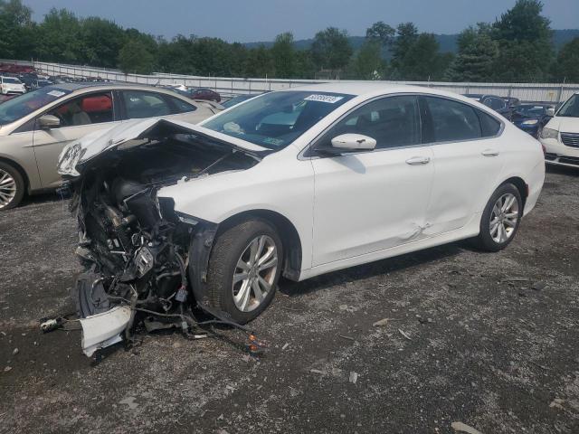 1C3CCCABXFN691477 - 2015 CHRYSLER 200 LIMITED WHITE photo 1