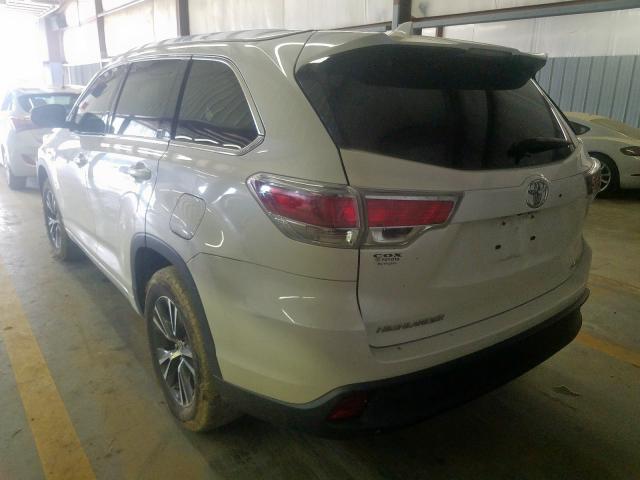 5TDKKRFHXGS503028 - 2016 TOYOTA HIGHLANDER XLE  ფოტო 3