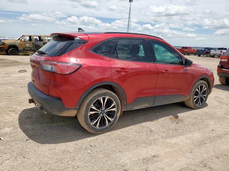 1FMCU9H93NUB38507 - 2022 FORD ESCAPE SEL RED photo 3