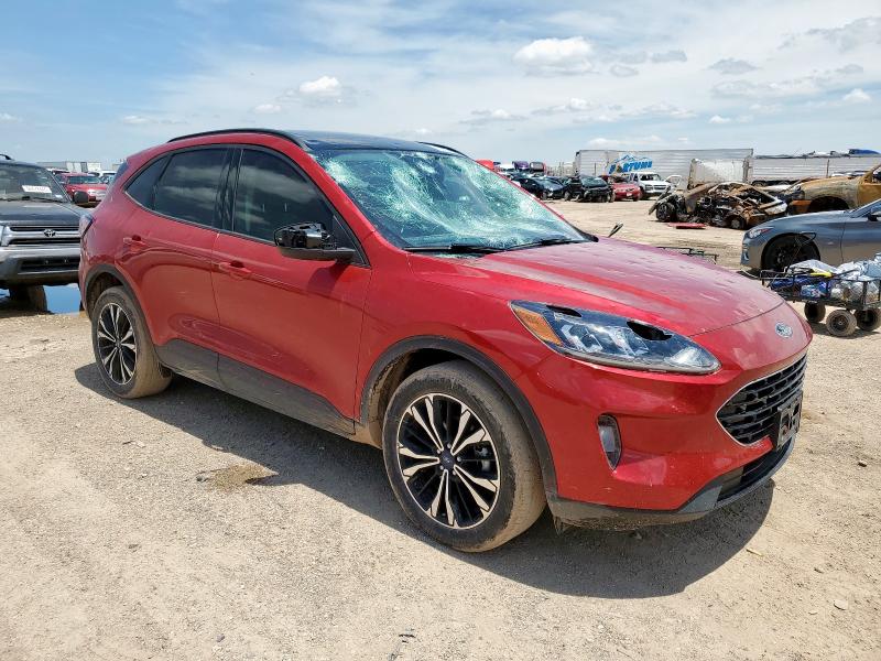 1FMCU9H93NUB38507 - 2022 FORD ESCAPE SEL RED photo 4