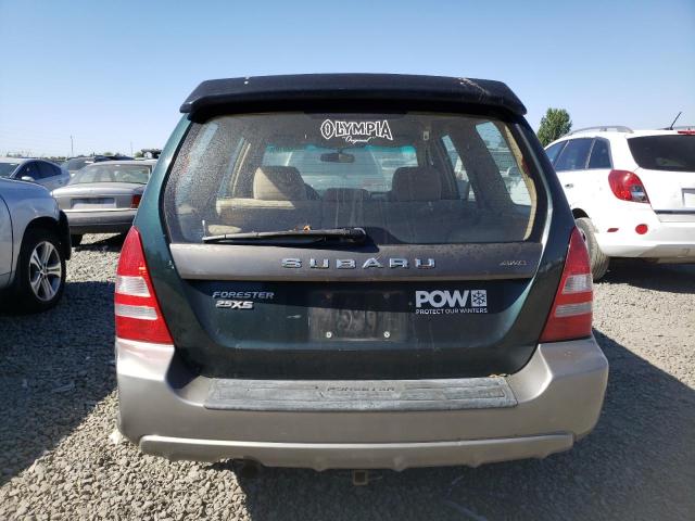 JF1SG65644H759669 - 2004 SUBARU FORESTER 2.5XS მწვანე ფოტო 6