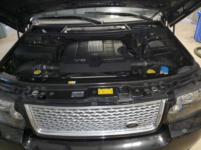 SALMP1E42CA384157 - 2012 LAND ROVER RANGE ROVE AUTOBIOGRAPHY BLACK photo 11