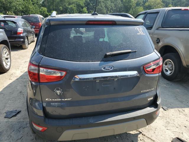 MAJ3S2KE7KC269082 - 2019 FORD ECOSPORT TITANIUM GRAY photo 6