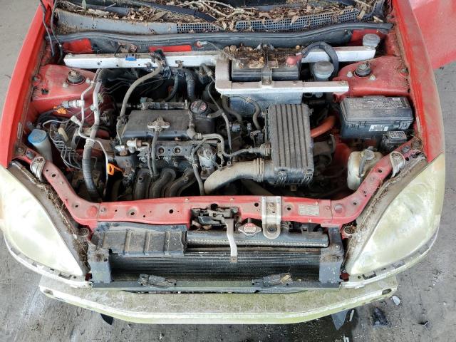 JHMZE13726S000021 - 2006 HONDA INSIGHT RED photo 11